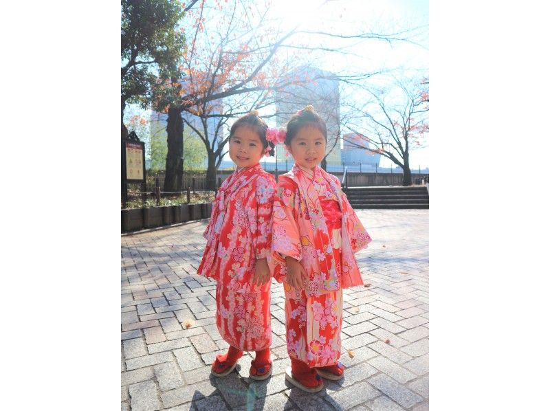 【東京・浅草】キッズ（1Day）着物・浴衣レンタルプラン☆可愛い和装で浅草さんぽ♪