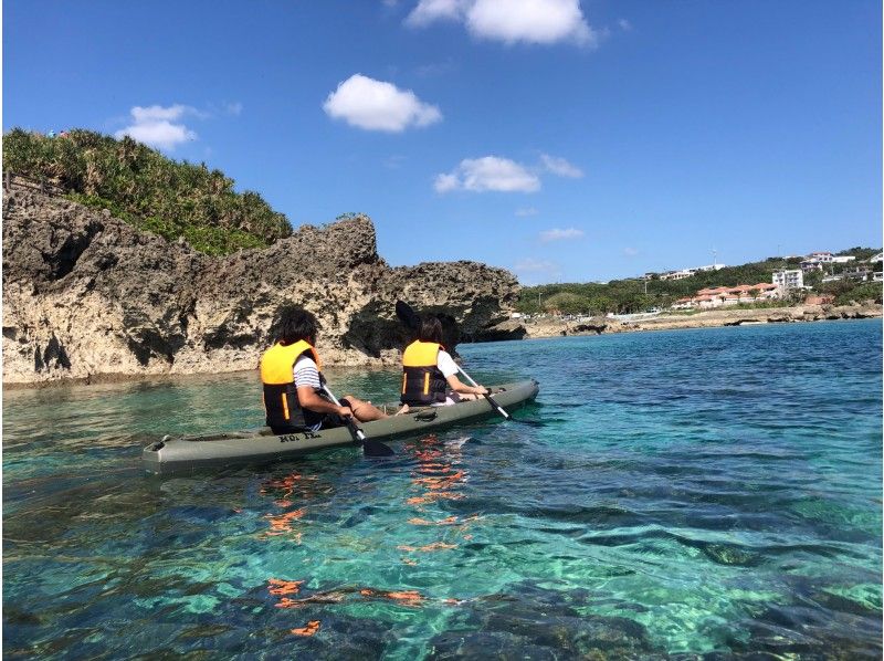 スプリング早割プラン！【宮古島・カヤック】2人参加おすすめ！カヤックツーリング90分ツアー（体験説明付、写真撮影付）の紹介画像