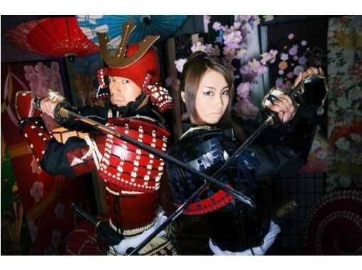 [Nara/ Yamatotakada] Full-scale armor experience & photo shoot "Transform into a dignified samurai" 2 2L size photos as gifts! Free shooting OK! 2 minute walk from Kintetsu Takadashi Stationの画像