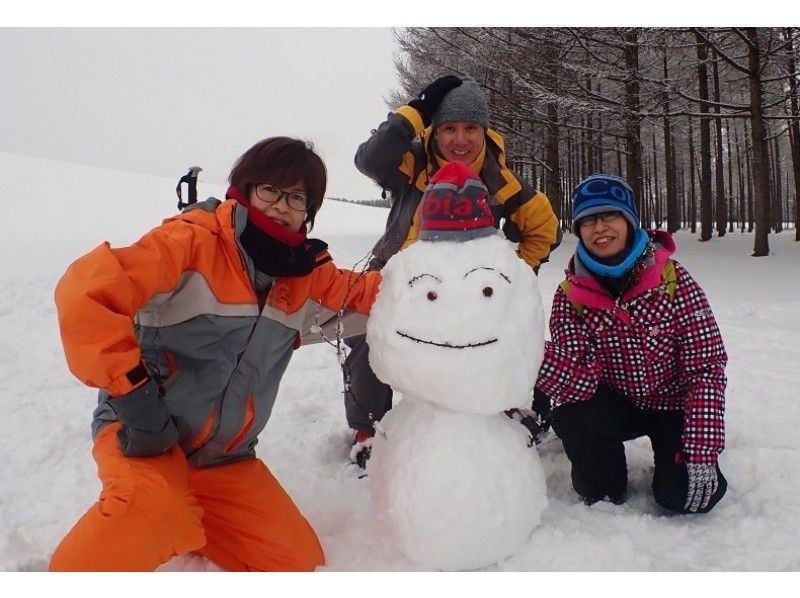 真っ白な雪で「雪だるま作ろう!」札幌市内無料送迎付き 半日コース5,500円