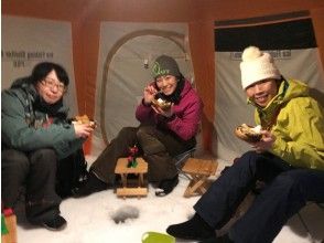 【南富良野】ナイト 氷上ワカサギ釣り・「富良野からの無料送迎付き」☆ ワカサギ天ぷらの試食あり！ ☆
