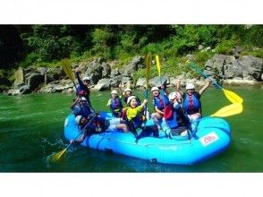 [Nagano / Tenryu River] Half-day rafting experience! Full of fun for longest 13km course in Japan!