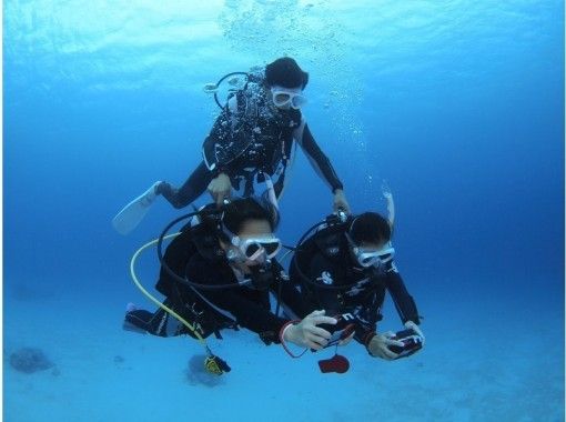 【Okinawa · Kerama】 Introductory diving 2 dives & snorkeling! OLYMPUS camera free rent (with SD card)の画像