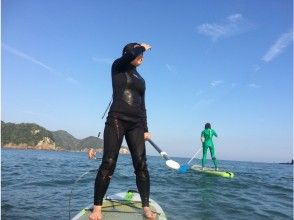 SUP experience in river and seaの画像