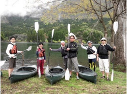 [Nagano Hokuryu lake] canoe class [one person price]の画像