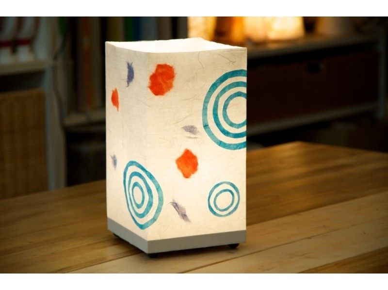 【東京・自由が丘】★手作り和紙ランプシェード★お部屋を和モダンな空間に演出する、和紙角あんどん。