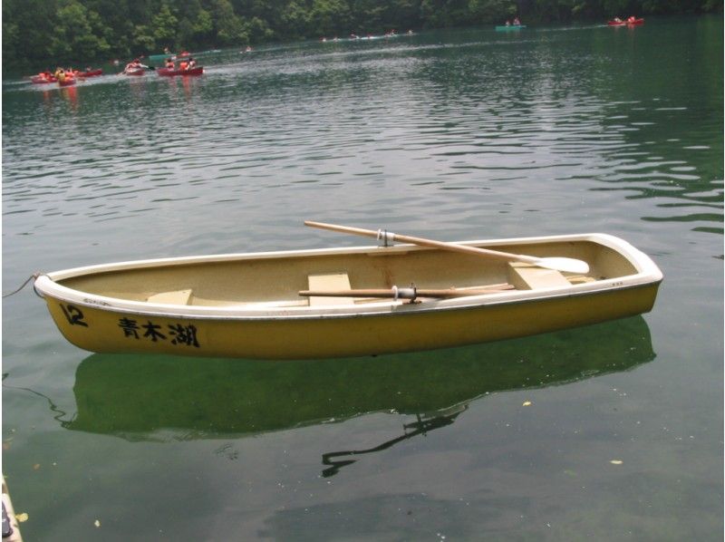 青木湖･中綱湖大人3人乗り釣り用ローボート半日券／1日券／１年券