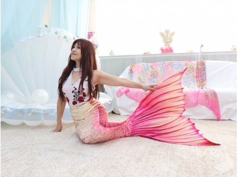 [Hyogo/Kobe] Mermaid bodywork experience class★Self-shooting inside a seashell object★の紹介画像