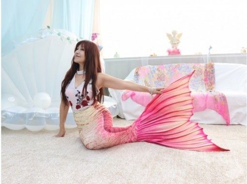 [Hyogo/Kobe] Mermaid bodywork & posing class ★ Photo shoot inside a seashell objectの画像