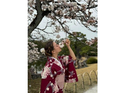 【京都・四条大宮】ここでしか体験できない♪ヘアーアクセサリーつけ放題‼着物レンタルお出かけコースの画像