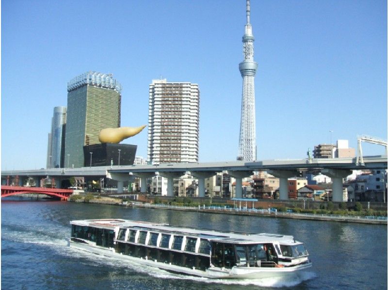 隅田川クルーズと浜離宮散策&築地人気店「すしざんまい」握り寿司ランチ【2695】