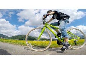 [Hyogo/Tajima/Kannabe] Go by cross bike! A cycling tour to feel the wind with a guide (half-day course)