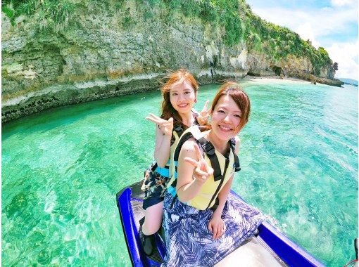 [Okinawa / Kouri Island] Experience with a secure charter for each group! Easy marine experience ♪ Classic jet ski 15-minute planの画像