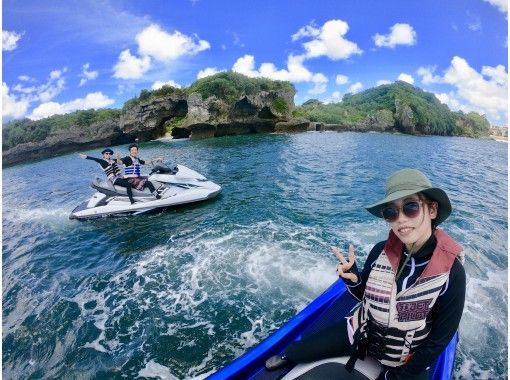【沖縄・那覇・宜野湾】ジェットスキー・ツーリングプラン（１～３名なら料金同じ！）の画像