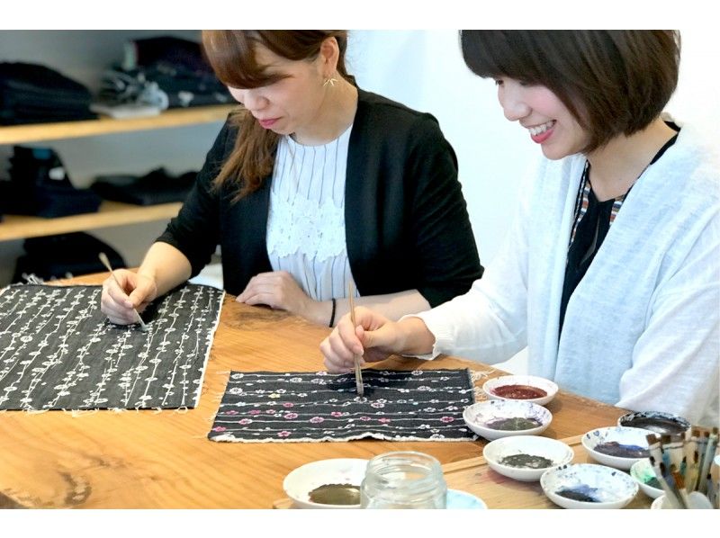 【京都・京都市】着物に使われる技術を身近なデニム素材へ！デニムに京友禅染め体験★お子様歓迎