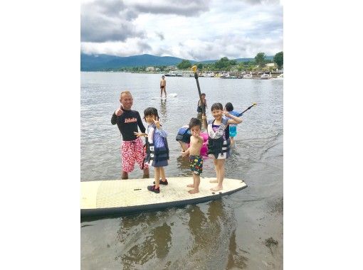 [Yamanashi/Lake Yamanaka]adult for families and groups! Fuji with SUP Cruising ♪の画像