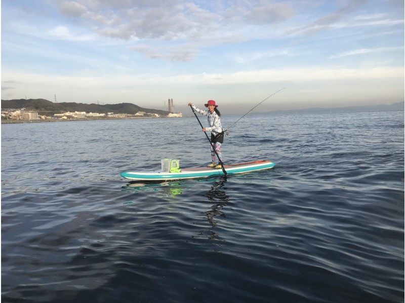 SUPフィッシングプチ体験 （SUPレッスン＋SUPフィッシングプチ体験で約2時間)