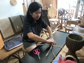 Rattan Weaving Experience in Saitamaの画像