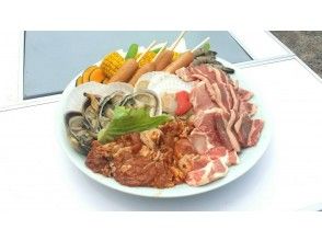 【愛知・南知多】【まめじろうの浜焼き王国でBBQ】通常BBQセット！手ぶらでOK！バーベキューセットの画像