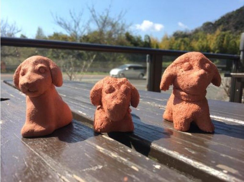 【静岡・伊豆高原・素焼わんこ作り】愛犬を可愛い素焼わんこに！素焼わんこ作り体験