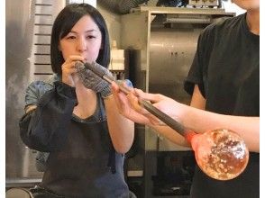 【沖縄・石垣・吹きガラス体験】本格的！吹きガラス体験　琉球ガラス作り！