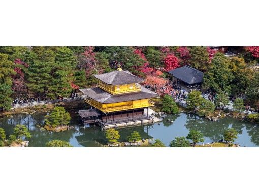 [京都/伏见市]直达幕岛的直升机游览“金阁寺路线”（20分钟路程）の画像