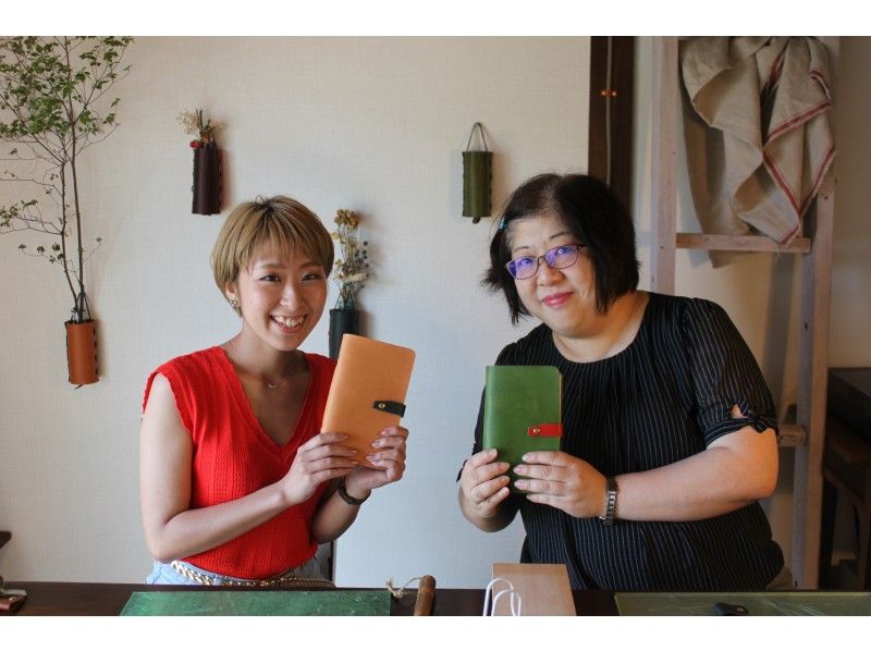 【神奈川・茅ヶ崎】イタリアンレザーを使用したバインダー金具付き手帳（ノート可）をつくる