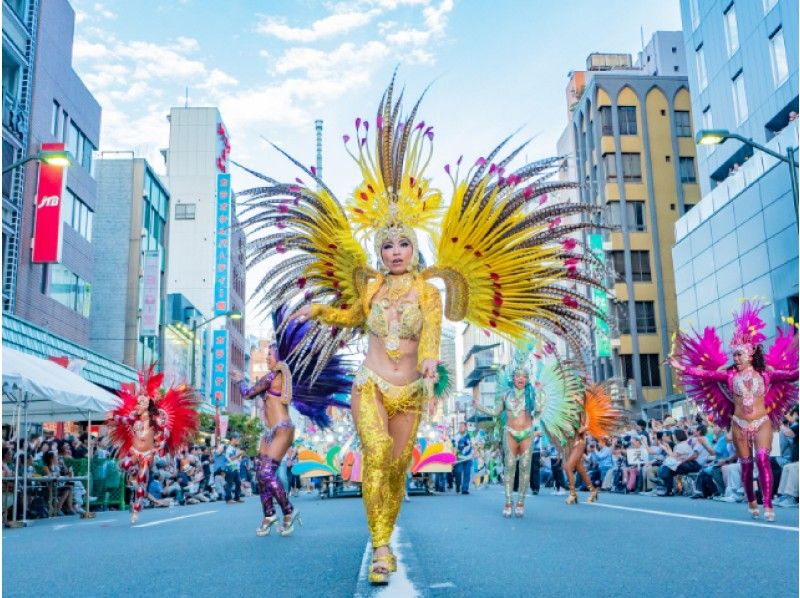 【観覧席確約】『浅草サンバカーニバル』サポーターズシート観賞＆ランチブッフェ付き【14599】