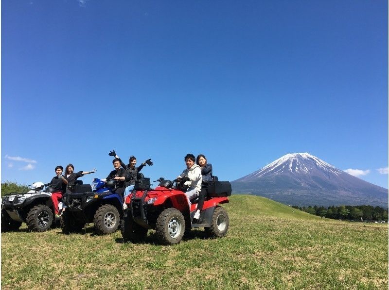 【富士山バギー】ATV使用★四輪バギー体験トレッキングプラン★富士山を眺めて（30分2㌔）