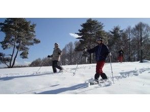 [Nagano/ Karuizawa]Snowshoes"Snow Forest Exploration Tour" with snow tea time and free Hot spring bathing! Recommended for beginners