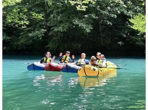 [Shima/Kusatsu] Same-day OK! Half-day packraft canoeing experience on the blue Lake Shima *Dogs welcomeの画像