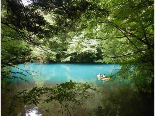 【四万・草津】当日OK！青い四万湖でパックラフトカヌー半日体験＊ワンコ歓迎の画像