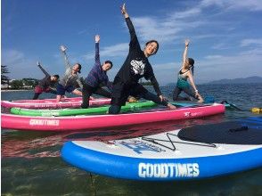 【滋賀・大津・松の浦】キレイな水質！琵琶湖でSUPヨガ体験コース♪
