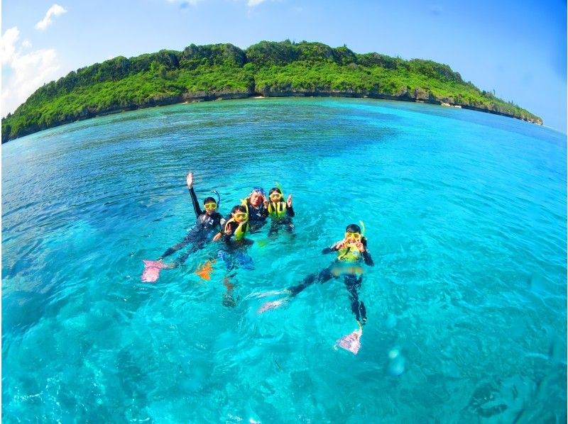 [Okinawa ・ Minnajima · Sesokojima] Enjoy the popular island! Snorkeling Tour (boat · 2 courses)