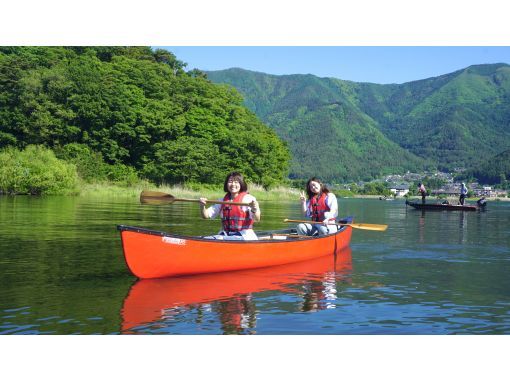 [山梨县,河口湖]盛夏河口湖加拿大独木舟体验-90分钟早晨课程の画像