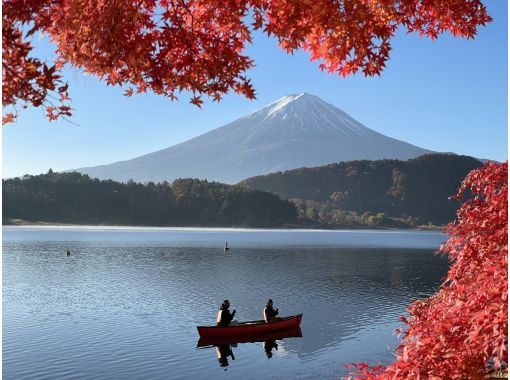 【山梨县，河口湖】秋叶渐落——体验加拿大独木舟漂流——90分钟晨间行程の画像