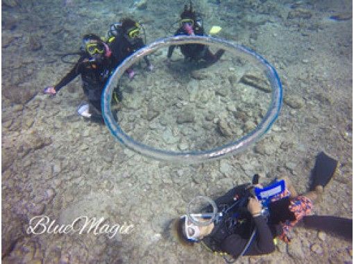 [冲绳/喀拉马]赤壁群岛便宜的无人岛半天经验深潜の画像