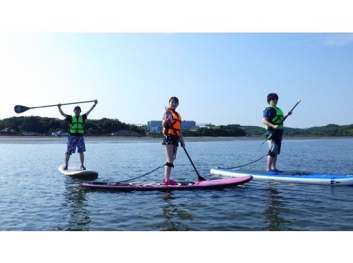 【大分県　日出町　糸ヶ浜】初心者OK！ サップ体験スクール+1時間レンタル付 写真撮影無料プレゼントの画像
