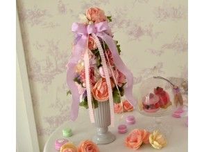 【東京・日本橋】アーティフィシャル―フラワーを素敵にアレンジ＜フラワータワー＞