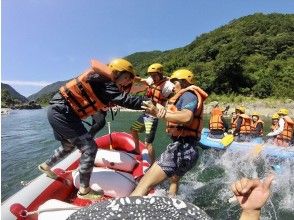 【熊本・人吉市】人気NO.１　BBQ付きスリル満点！急流アクティブコース（午前）