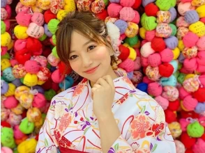 【京都・祇園】手ぶらで気軽に！浴衣レンタル・ヘアセットプラン（女性・夏季限定）