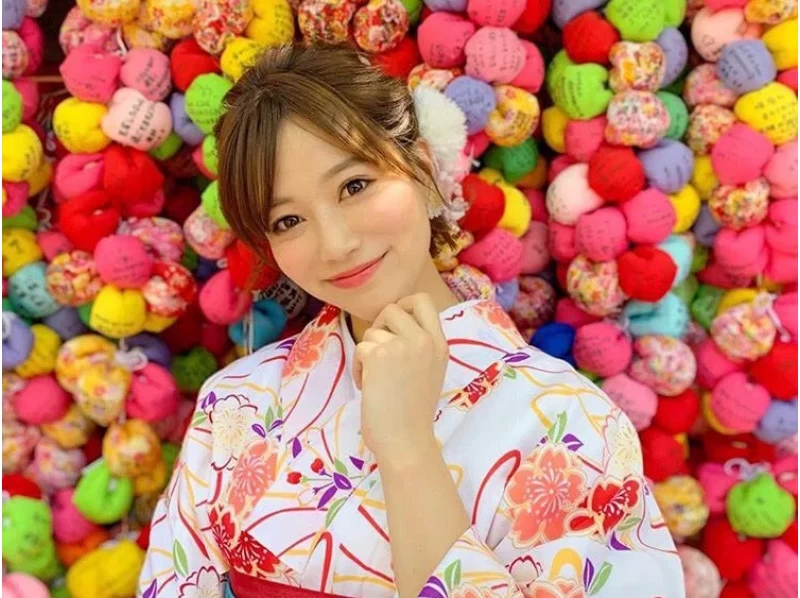 京都 祇園 手ぶらで気軽に 浴衣レンタル ヘアセットプラン 女性