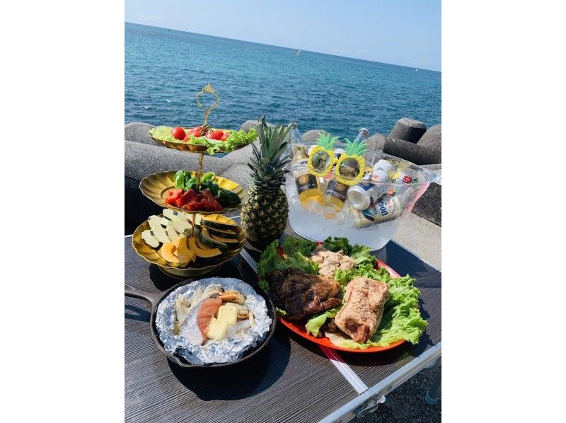 【沖縄・宜野湾】☆BBQプラン　無人島　船上　マリーナ　プライベートビーチ