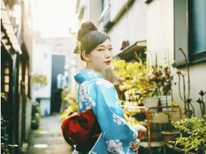 【京都・祇園】手ぶらで気軽に！着物レンタル・ヘアセットプラン（女性限定）