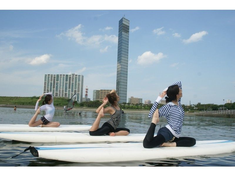 【ＪＲ京葉線・千葉みなと】　SUPクルーズ＋SUPヨガ　初めての方も大満足の３時間
