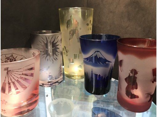 [Asakusabashi 1 minute] Welcome to Japan! Original glass making for foreigners visiting Japan A wonderful glass souvenir will be completed in 100 minutes. (Japanese people can also participate)の画像