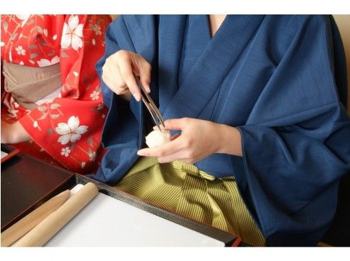 【京都府・京都市】京菓子　ねりきり細工とお抹茶体験の画像