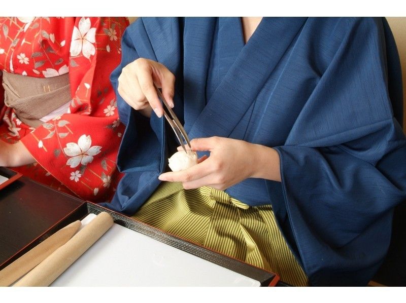 【京都府・京都市】京菓子　ねりきり細工とお抹茶体験