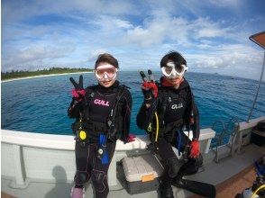 [Okinawa, Minna Island, Sesoko Island] Boat experience diving (1 dive in the afternoon) Photo video shooting gift