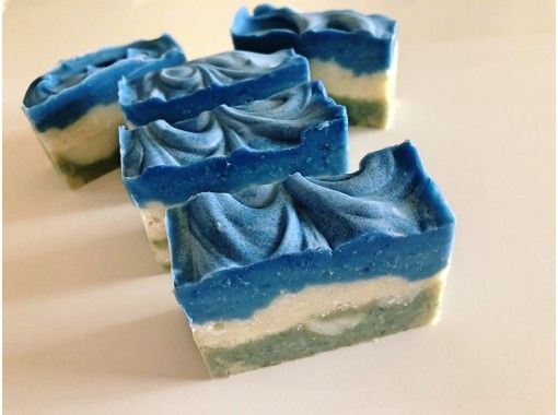 [Tokushima ・ Tokushima-Shi] Indigo Blue soap & indigo gel lotion, handmade experience (application) of indigoの画像